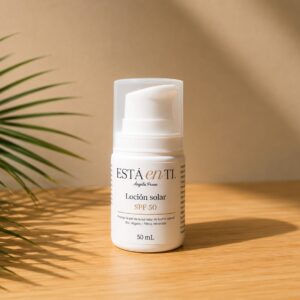 Loción solar mineral SPF50 natural